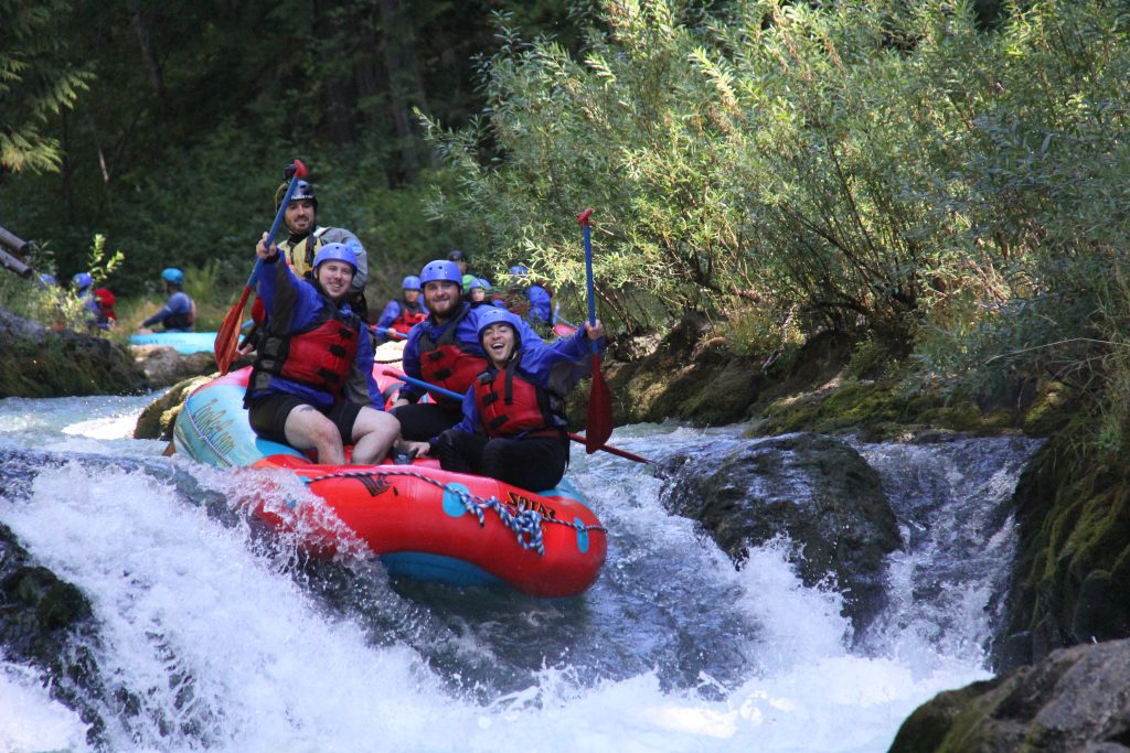 Washington state whitewater rafting on the Upper Gorge of the White Salmon River