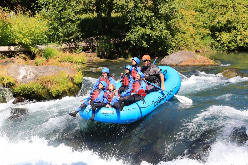 Washington state whitewater rafting on the Middle Gorge of the White Salmon River