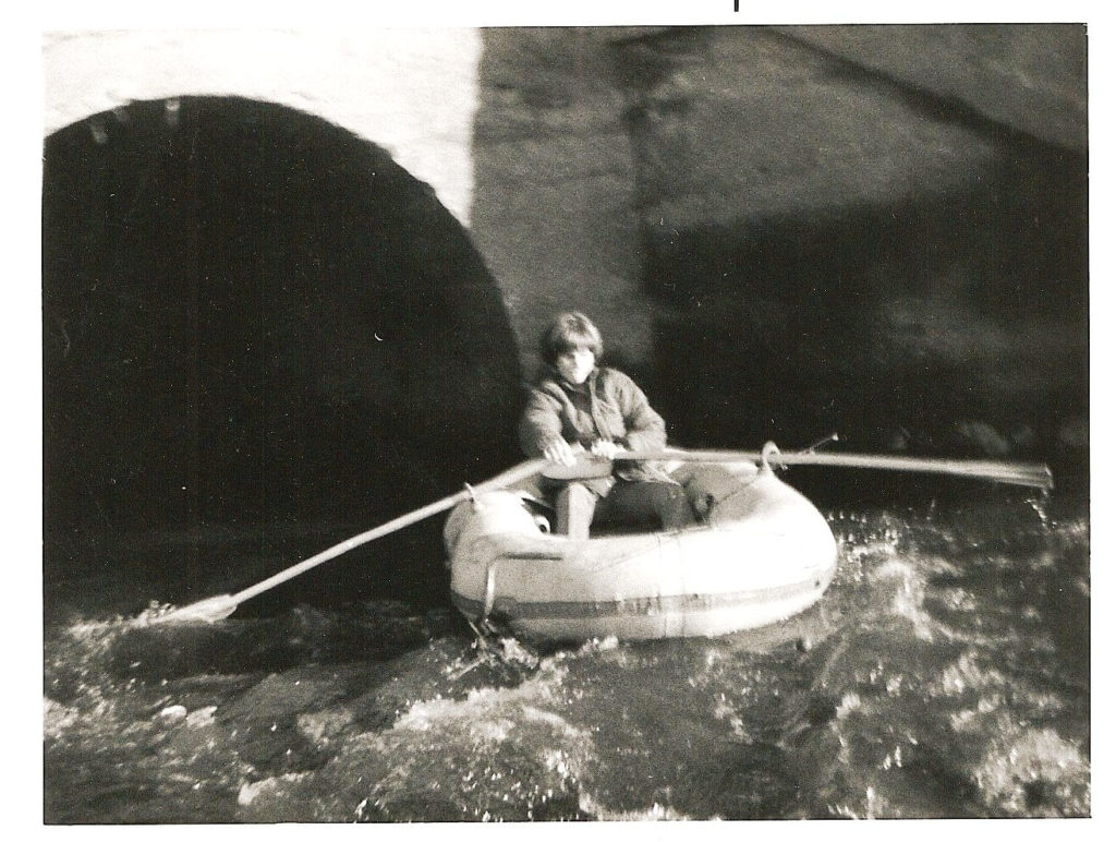 Washington whitewater rafting on Chicken Creek 1974